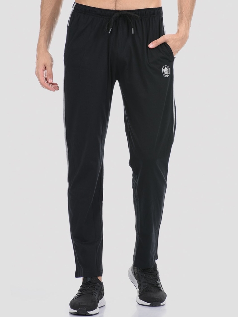 

Cloak & Decker by Monte Carlo Men Black Solid Cotton Track Pants