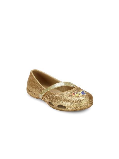 

Crocs Funlab Girls Gold-Toned Ballerinas