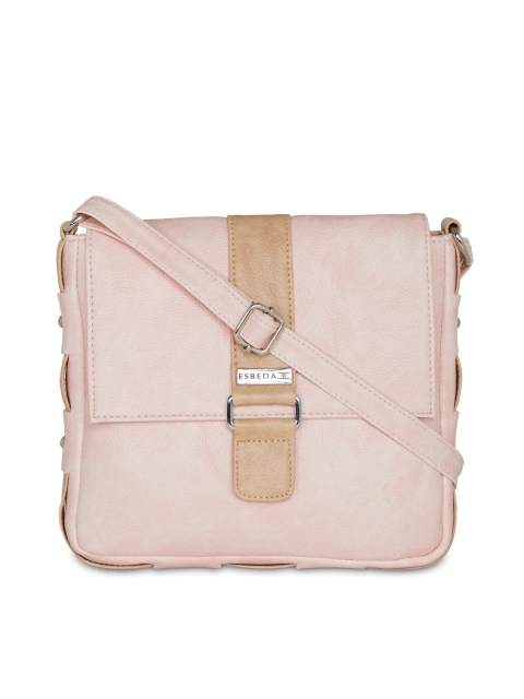 

ESBEDA Pink Solid Sling Bag