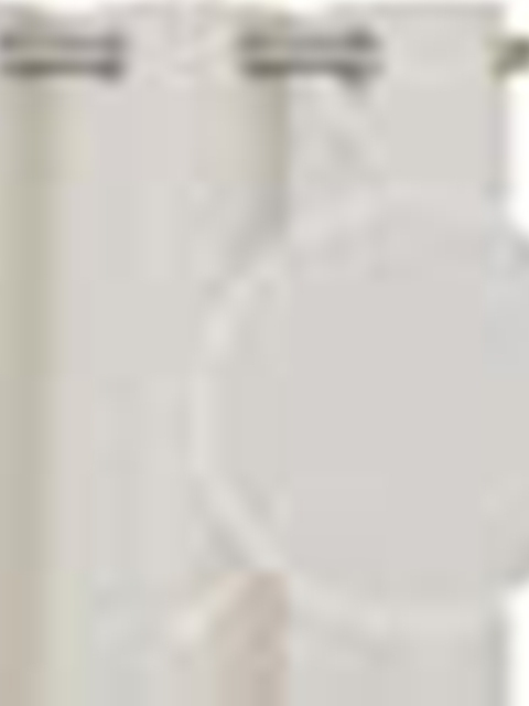 

URBAN SPACE Beige Black Out Long Door Curtain