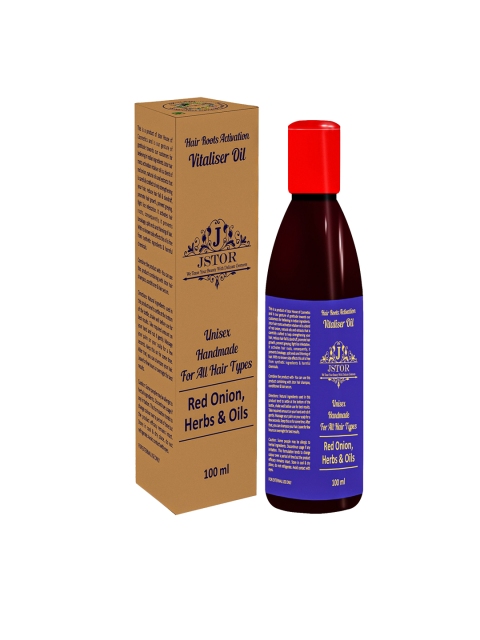 

JSTOR Paraben Free Hair Vitaliser Oil 100 ml, Brown
