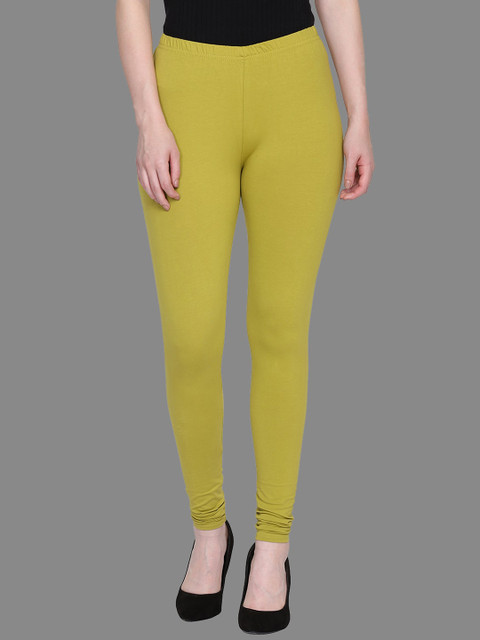 

SPIFFY Women Green Solid Plus Size Leggings