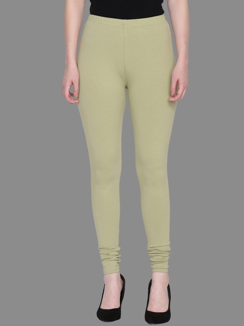 

SPIFFY Women Green Solid Plus Size Leggings