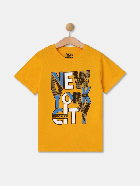 

R&B Boys Yellow & freesia T-shirt
