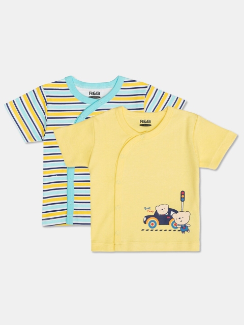 

R&B Boys Multicoloured 2 Printed Applique T-shirt, Multi