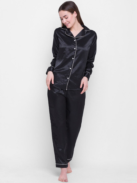 

Candyskin Women Black Night suit
