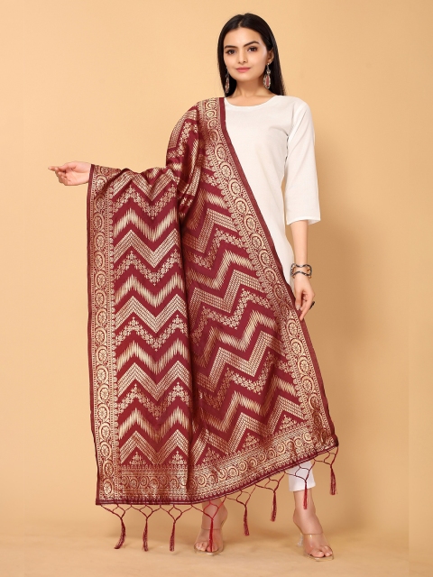 

Sangria Women Maroon Dupatta