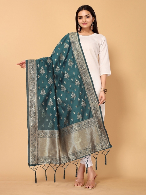

Sangria Women Teal Dupatta