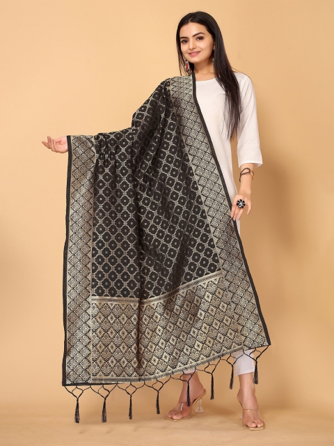 

Sangria Women Black Dupatta