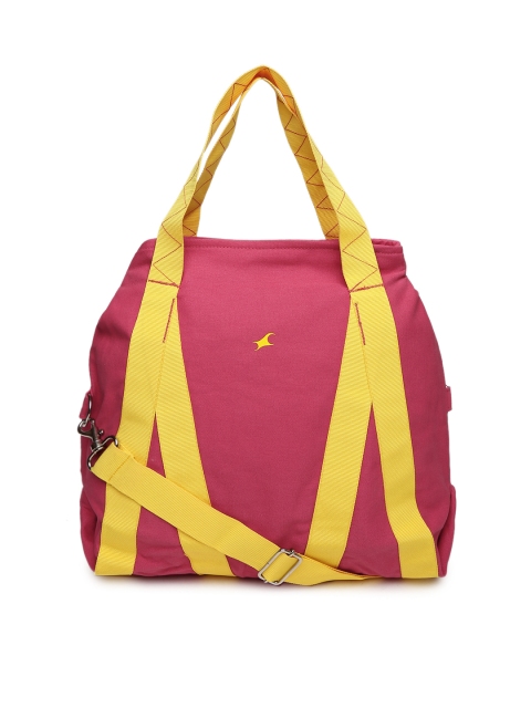Fastrack Pink & Yellow Colourblocked Shoulder Bag available at myntra for Rs.897