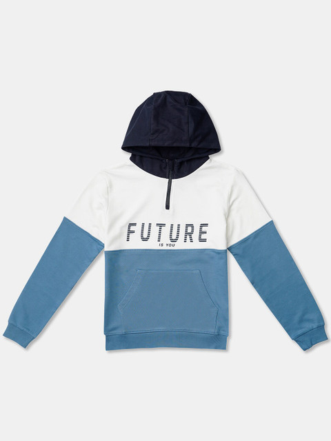 

R&B Boys White Hooded Sweatshirt