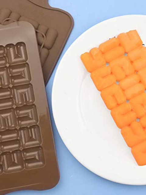 

JoyGlobal Brown Solid Silicone Chocolate Bar Mould