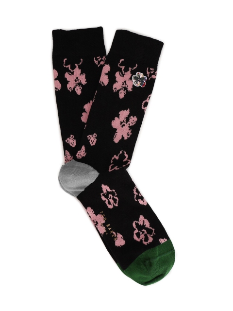 

Ted Baker Men Black Printed Calf Length Socks