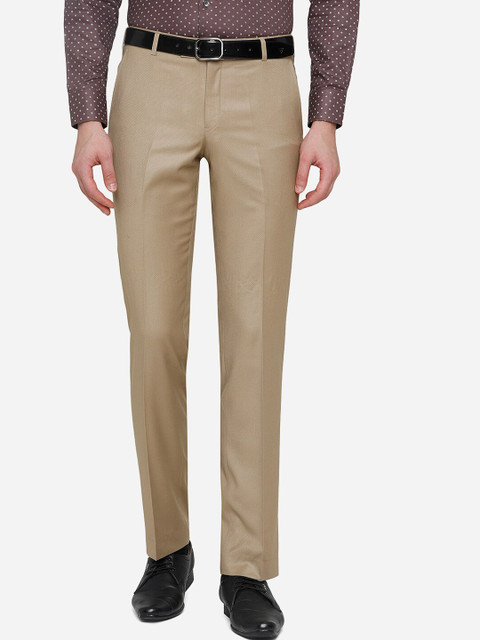 

METAL Men Khaki Slim Fit Trousers