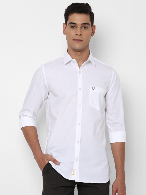 

Allen Solly Men White Slim Fit Casual Shirt