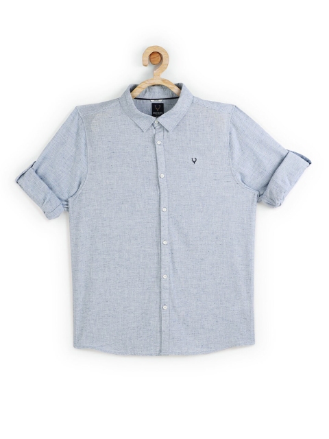 

Allen Solly Junior Boys Blue Slim Fit Casual Shirt