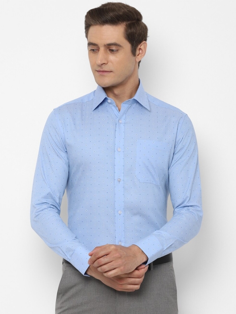 

Louis Philippe Men Blue Formal Shirt