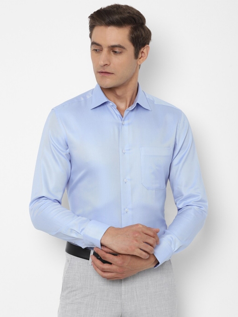 

Louis Philippe Men Blue Formal Shirt