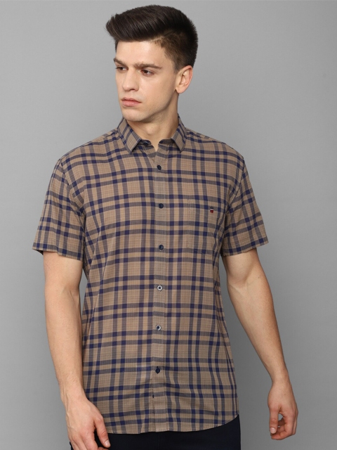 

Louis Philippe Sport Men Brown Slim Fit Tartan Checks Checked Casual Shirt