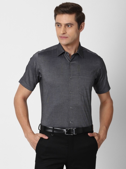 

Van Heusen Men Grey Printed Formal Shirt