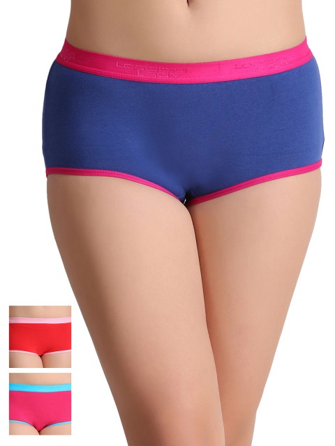 

Leading Lady Pack of 3 Hipster Briefs, Blue