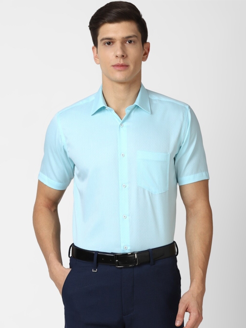 

Van Heusen Men Green Formal Shirt