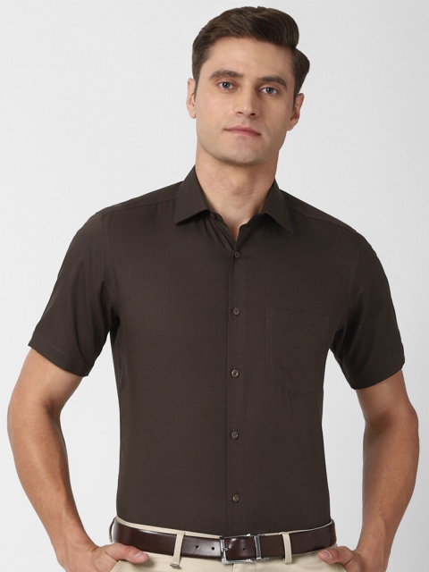 

Van Heusen Men Brown Formal Shirt