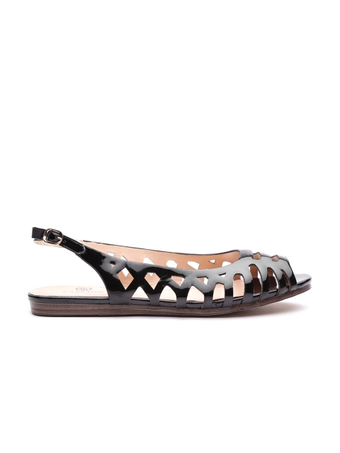 

Carlton London Women Black Cut-Out Flats