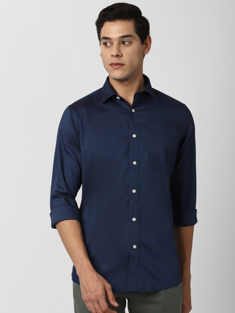 

Van Heusen Sport Men Navy Blue Slim Fit Casual Shirt