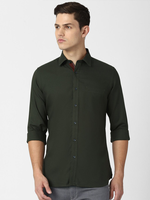 

Van Heusen Sport Men Green Slim Fit Casual Shirt