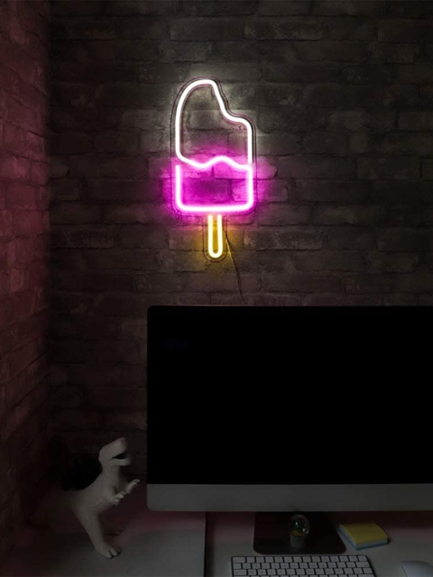

XERGY White and Pink Ice Cream LED Neon Wall Sign