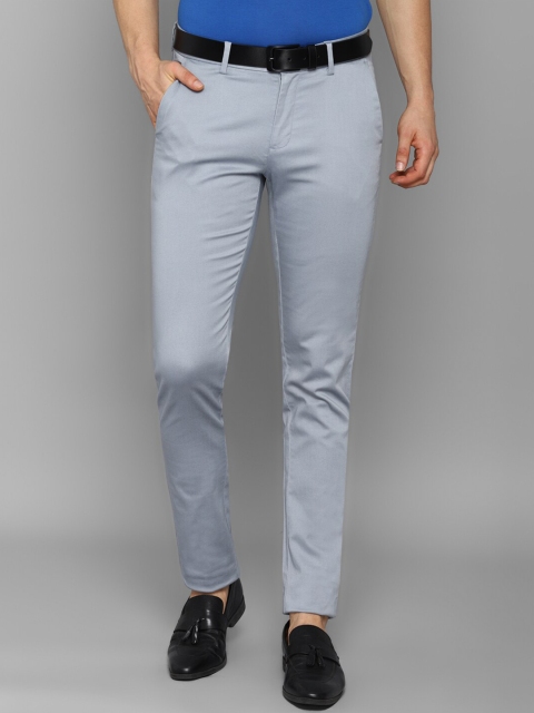 

Allen Solly Men Grey Slim Fit Trousers
