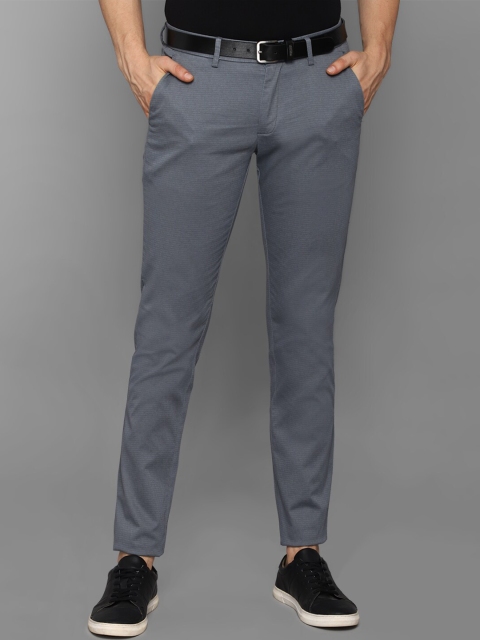 

Allen Solly Men Grey Slim Fit Trousers