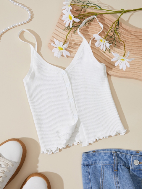 

URBANIC White Striped Top