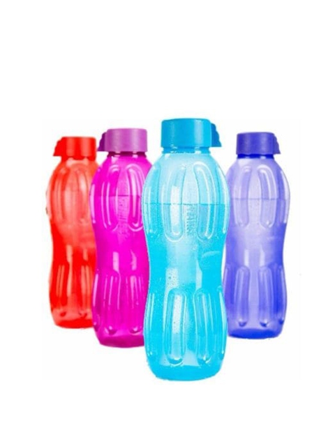 

SignoraWare Set Of 4 Solid Water Bottles, Pink