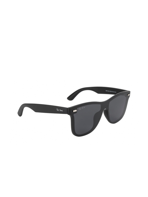 

Ted Smith Unisex Grey Lens & Black Wayfarer Sunglasses with Polarised and UV Protected Lens