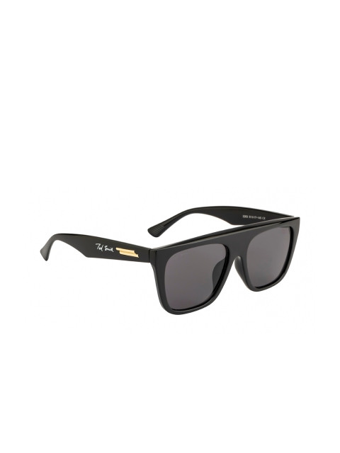 

Ted Smith Unisex Grey Lens & Black Wayfarer Sunglasses with UV Protected Lens