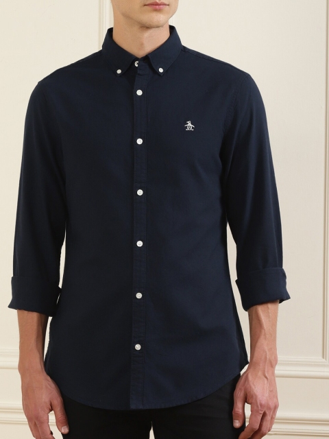 

Original Penguin Men Navy Blue Formal Shirt