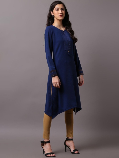

Lakshita Women Blue Solid Kurta