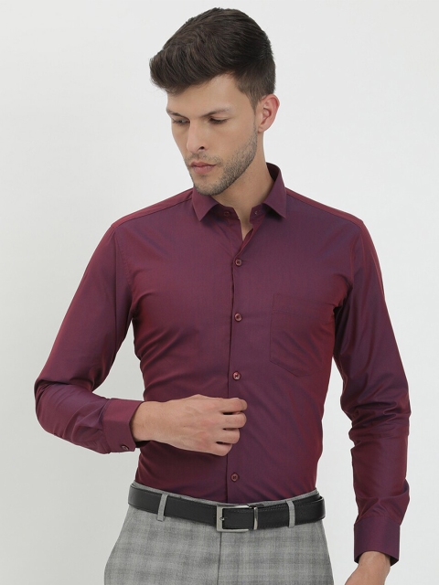 

V2 Value & Variety Men Maroon Formal Shirt