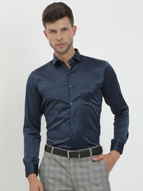 

V2 Value & Variety Men Navy Blue Formal Shirt