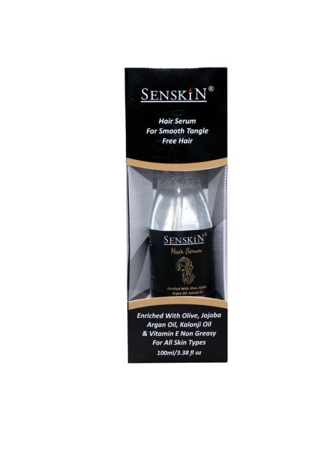 

Senskin Non-Greasy Hair Serum For Tangle Free Hair 100ml, Black