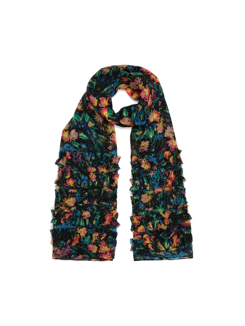 

Ted Baker Women Black & Red Printed Scarf