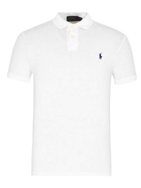 

Polo Ralph Lauren Men White Solid Cotton T-shirt