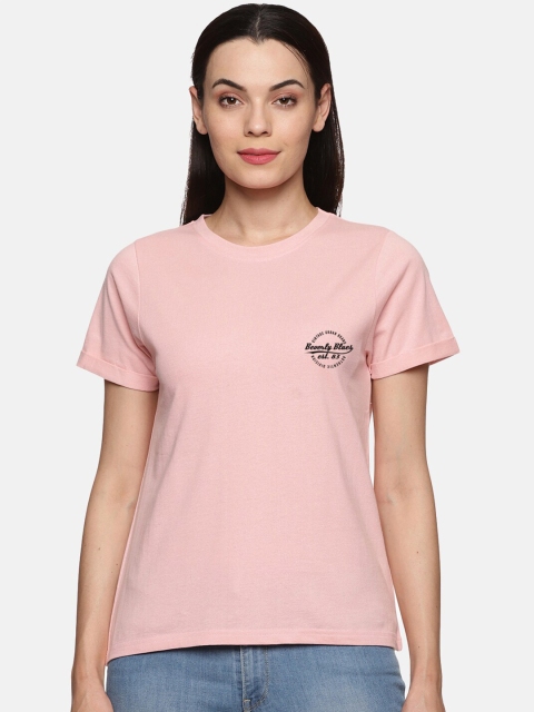 

BEVERLY BLUES Women Peach-Coloured & rose quartz T-shirt
