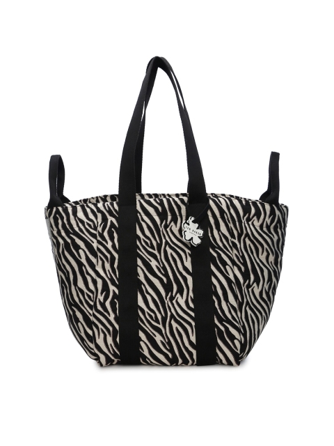 

Ted Baker White Leather Shopper Handheld Bag with Fringed