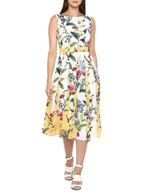 

Phase Eight Yellow & cultured Floral Maxi Dress