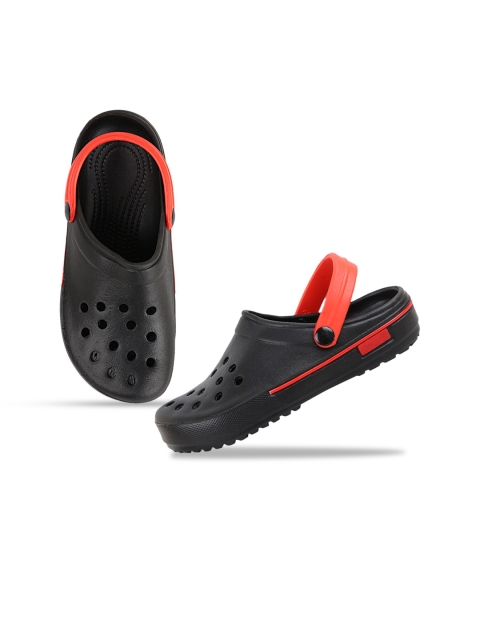 

Try Me Women Black & Red Clogs
