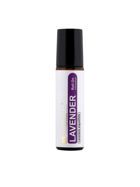 

ASTRALGLEE Lavender Pre Diluted Essential Oil Roll On 10ml, Off white