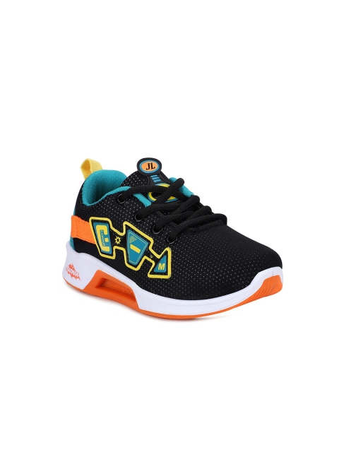 

Campus Unisex Kids Black Mesh Running Shoes